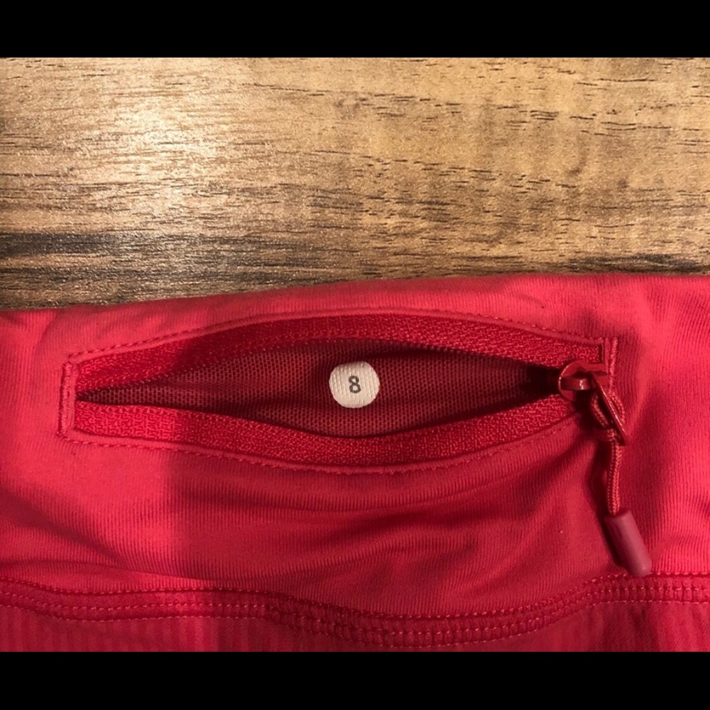 Pink Lululemon Running shorts